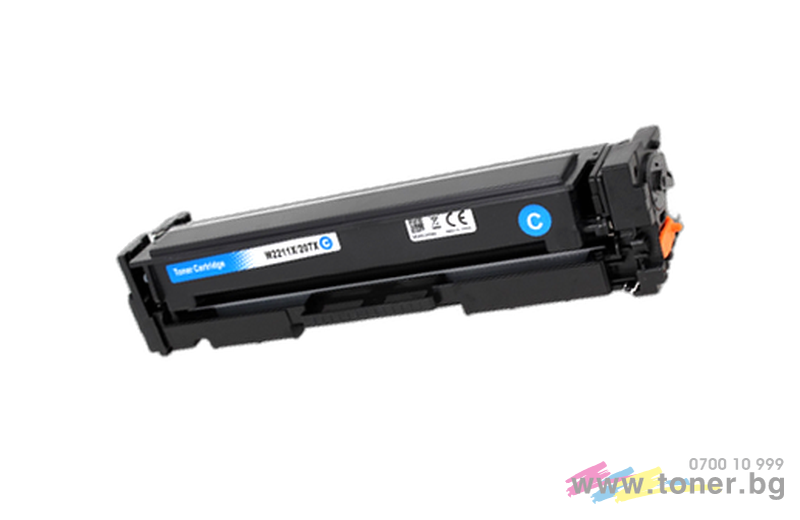 Тонер касета HP Pro M282/283-W2211X-Cy-2.45k-No volume chip-REM-TOHPW2211X*UC