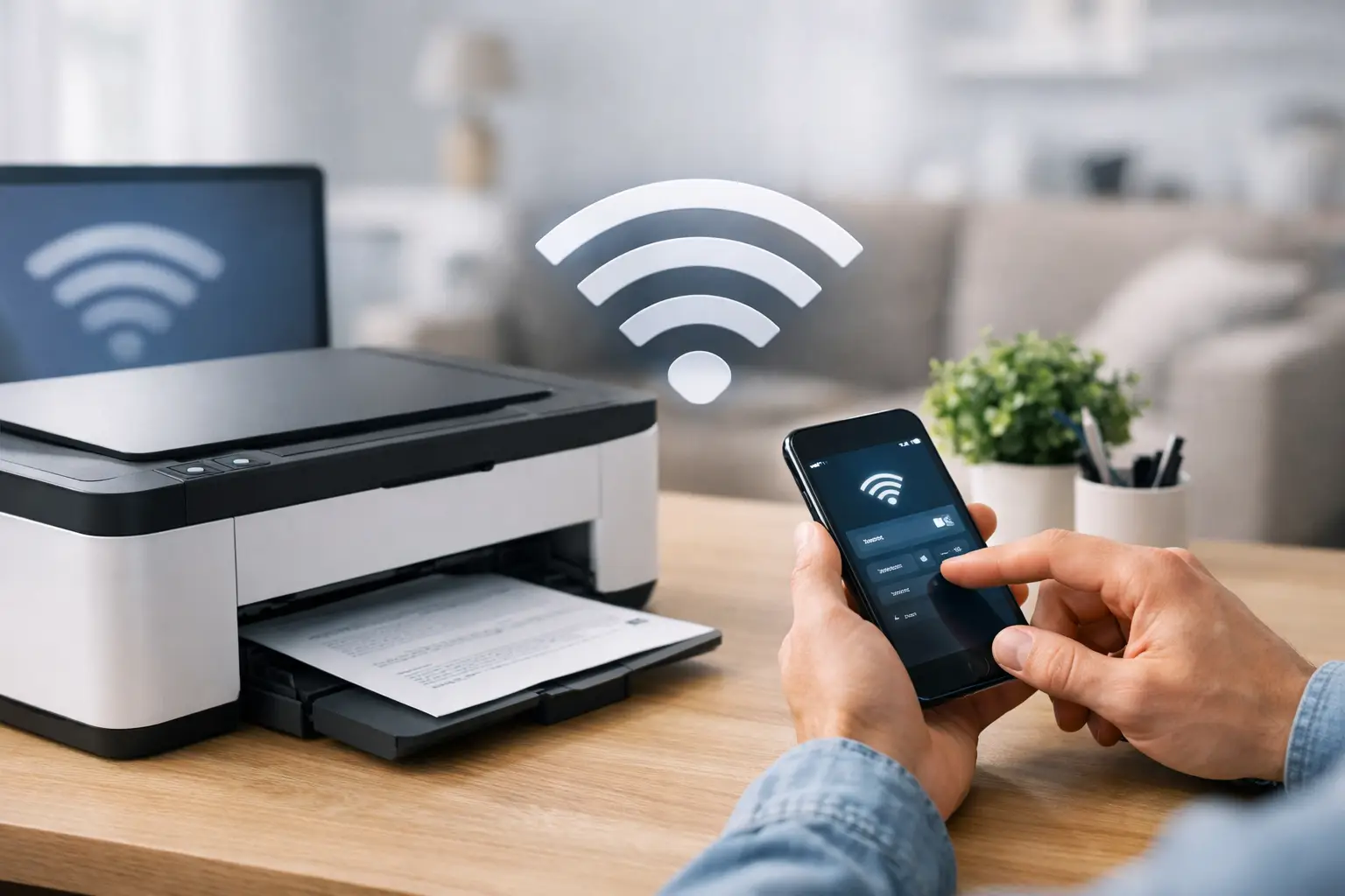 Как да свържа принтер към WiFi без проблеми